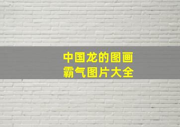 中国龙的图画 霸气图片大全